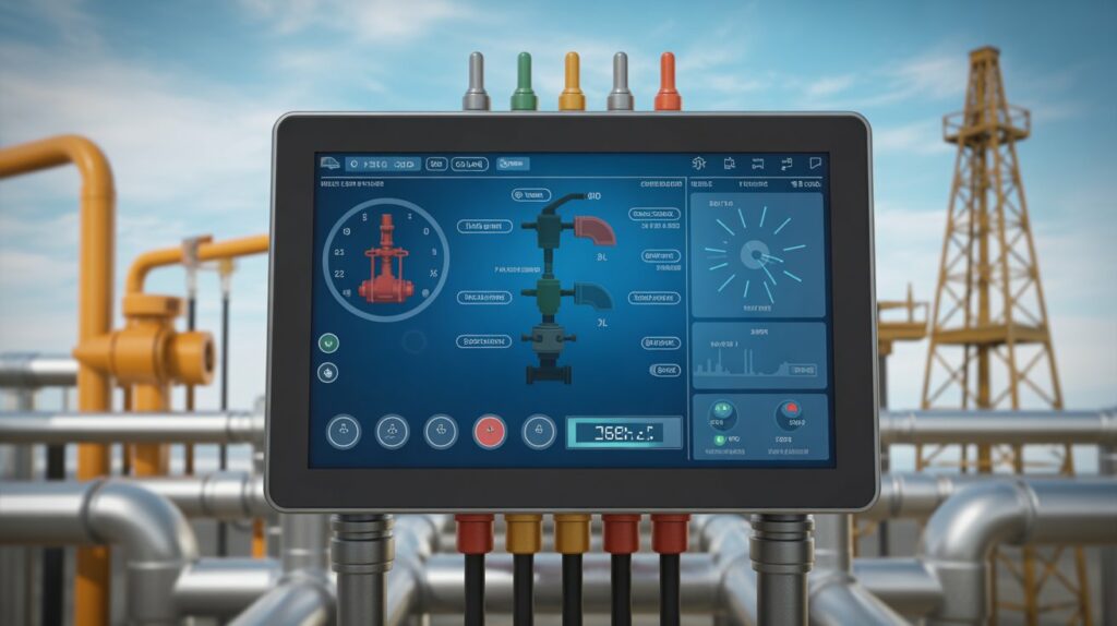 a digital plc based oilfield control pan 3dz7p d9t96hiort f9u8w 9humzniytl64owgyglx8sw